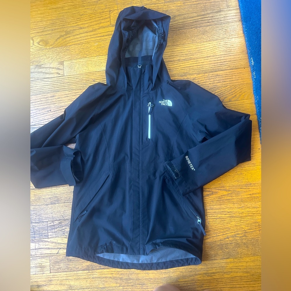 The North Face Black Gore-Tex Jacket- youth